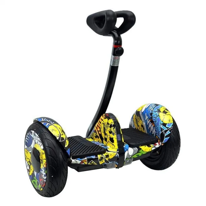 giroskuter-mini-sigvej-mini-robot-36v-graffiti-zheltyj-1 Гироскутер мини-сигвей Smart Balance Mini Robot 36V Граффити Желтый — изображение 2