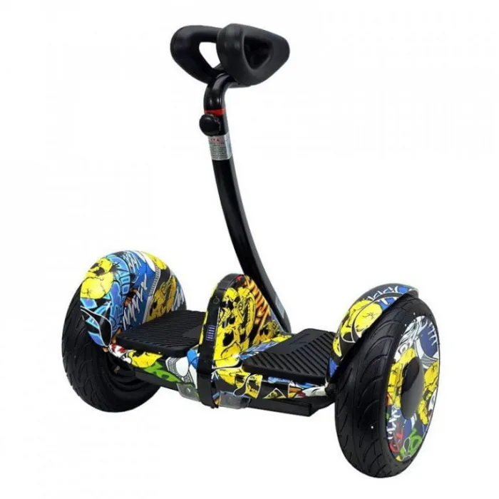 giroskuter-mini-sigvej-mini-robot-36v-graffiti-zheltyj-2 Гироскутер мини-сигвей Smart Balance Mini Robot 36V Граффити Желтый — изображение 3