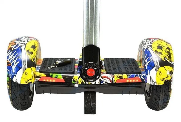 giroskuter-s-ruchkoj-smart-balance-a8-graffiti-zheltyj-2 Гироскутер с ручкой Smart Balance A8 Граффити Желтый — изображение 3