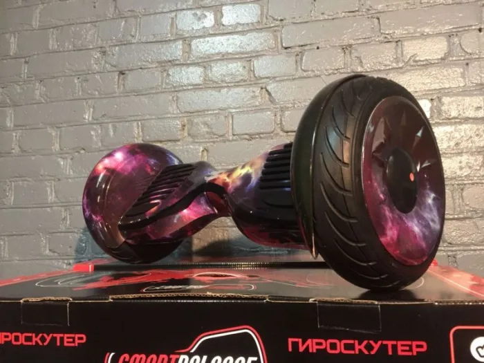 Гироскутер Smart Balance SUV 10.5 Premium Фиолетовый Космос Музыка Самобалансировка original — изображение 4