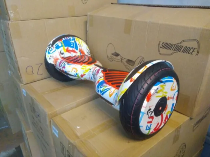 Гироскутер Smart Balance SUV NEW 10.5 Граффити белый Самобаланc Музыка original — изображение 7