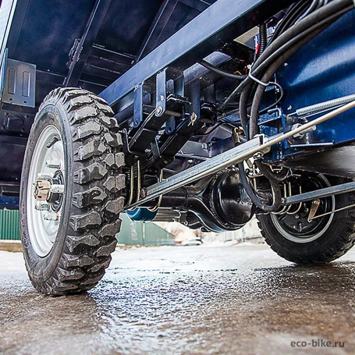 Грузовая электрическая тележка Rutrike D6 самосвал c гидроподъёмником 60V1800W — изображение 11