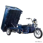 Грузовая электрическая тележка Rutrike D6 самосвал c гидроподъёмником 60V1800W — изображение 3