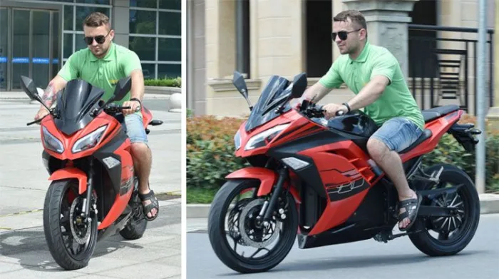 Электромотоцикл KAXA Ninja 72V/45Ah, 5000W — изображение 3