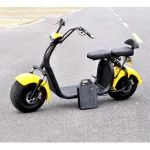 Электроскутер ElectroTown Citycoco X7 (Double Seat) Оранжевый original — изображение 5