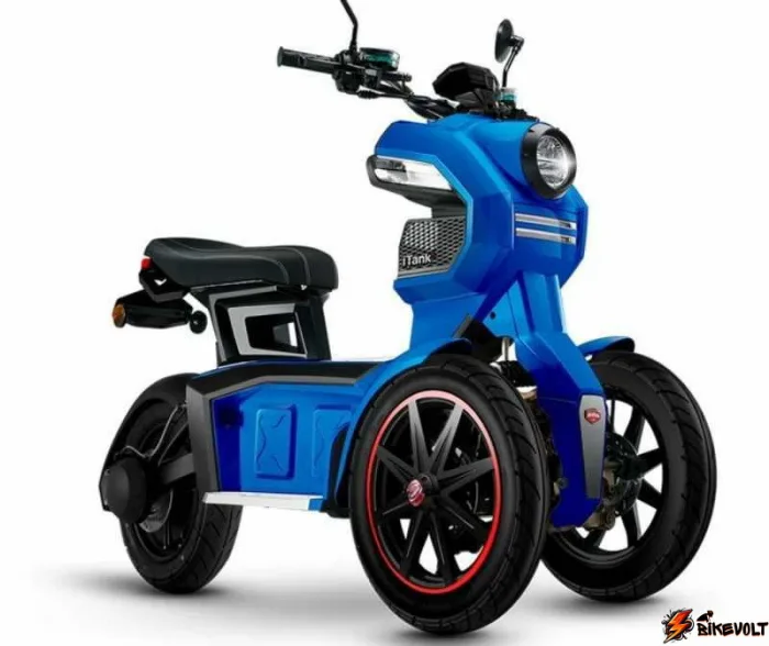 Электроскутер Doohan iTank EV3 1500W Blue 1 Аккумулятор 60V26Ah — изображение 1