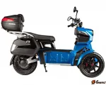 Электроскутер Doohan iTank EV3 Pro Blue 3000W 2 Аккумулятора 60V26Ah+Кофры+Чехол+Перчатки