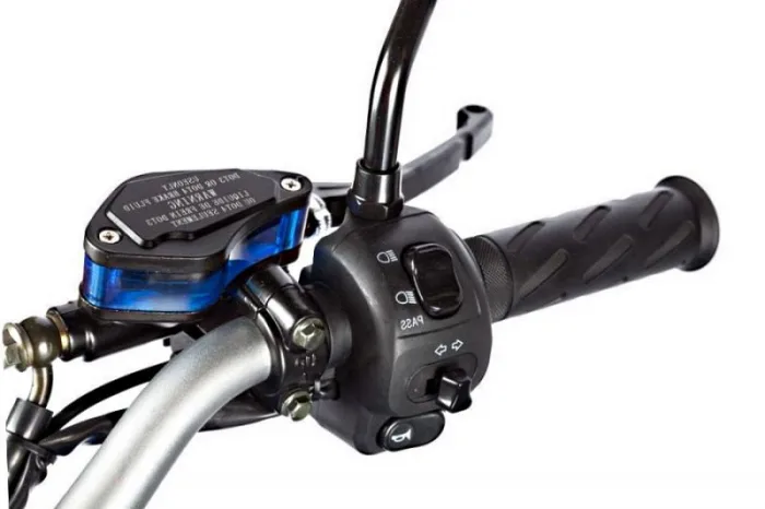 Электроскутер Doohan iTank EV3 Pro Blue 3000W 2 Аккумулятора 60V26Ah+Кофры+Чехол+Перчатки — изображение 4