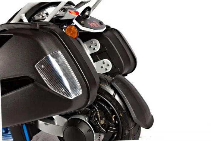 Электроскутер Doohan iTank EV3 Pro Blue 3000W 2 Аккумулятора 60V26Ah+Кофры+Чехол+Перчатки — изображение 5