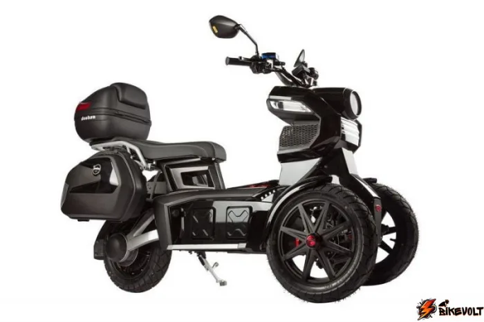 jelektroskuter-itank-hoverbot-pro-chernij-0 Электроскутер Doohan iTank Hoverbot Pro Black 2 Аккумулятора 60V26Ah+Кофры+Чехол+Перчатки — изображение 1