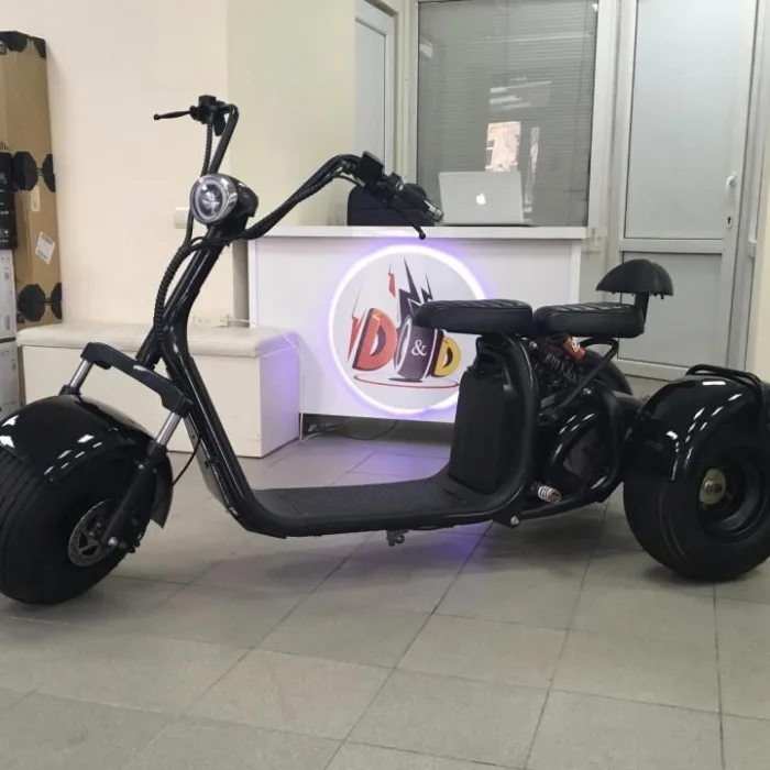 Электротрицикл Citycoco Trike 1500 электроскутер — изображение 8