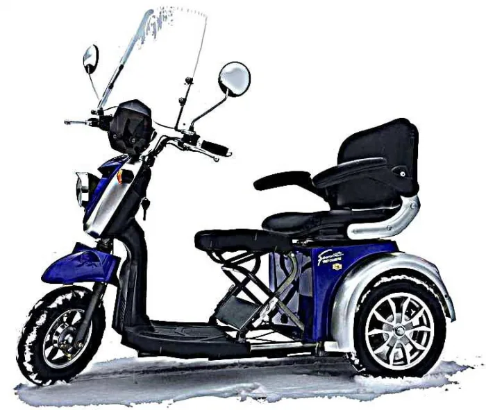 Электроскутер E-toro Trike Maxi 750W Электротрицикл — изображение 3