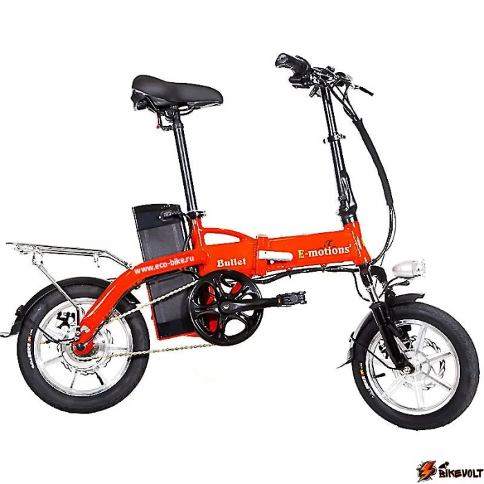 jelektrovelosiped-e-motions-bullet-350w-0 Электровелосипед Oxyvolt Bullet 350W Red — изображение 1