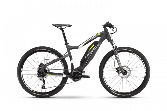 Электровелосипед Haibike Sduro HardSeven 4.0 400Wh 9-Sp Acera Черный original 2017 — изображение 2