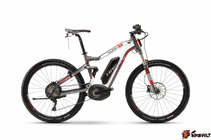 Электровелосипед Haibike Хduro FullSeven S 9.0 500Wh 11s XT Белый с Серым original 2018 — изображение 2