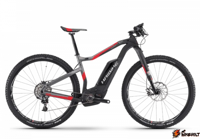 Электровелосипед Haibike Хduro HardNine 10.0 Карбон с Красным original 2017 — изображение 1