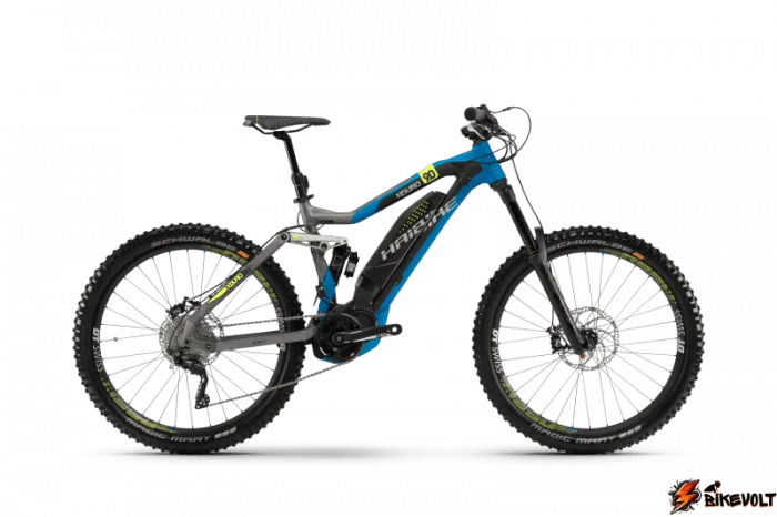 Электровелосипед Haibike Хduro NDURO 9.0 500Wh 20s XT Синий original 2018 — изображение 1