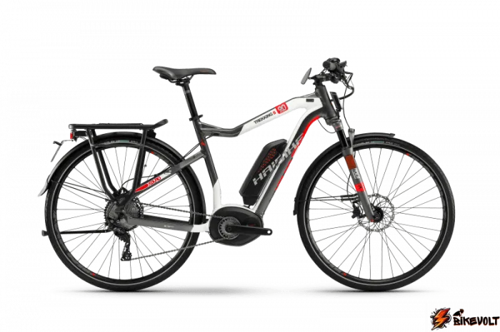 Электровелосипед Haibike Хduro Trekking S He 9.0 500Wh 11s XT Черный с Белым original 2018 — изображение 1