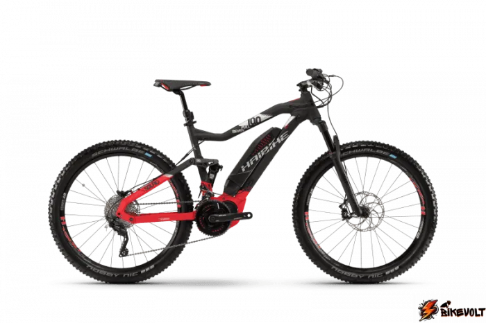 Электровелосипед Haibike Sduro Nduro 8.0 Черный с Оранжевым original 2017 — изображение 1