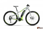 Электровелосипед Haibike Sduro HardNine 4.0 400Wh 9-Sp Acera (silver) Серебристый original 2017 — изображение 2