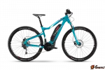 Электровелосипед Haibike Sduro HardNine 5.0 400Wh 20-Sp Deore Голубой original 2017 — изображение 2