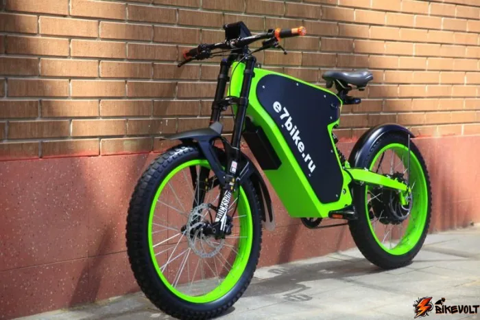 Электровелосипед Киборг v12 12000W 77V16Ah — изображение 3