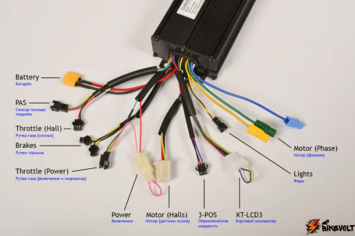 komplekt-motor-koleso-s-akkumulyatorom-i-kontrollerom-gbike-bazovyj-nabor-universal-24-perednee-2 Комплект мотор колесо с аккумулятором и контроллером GBIKE базовый набор "универсал" 24" переднее — изображение 3