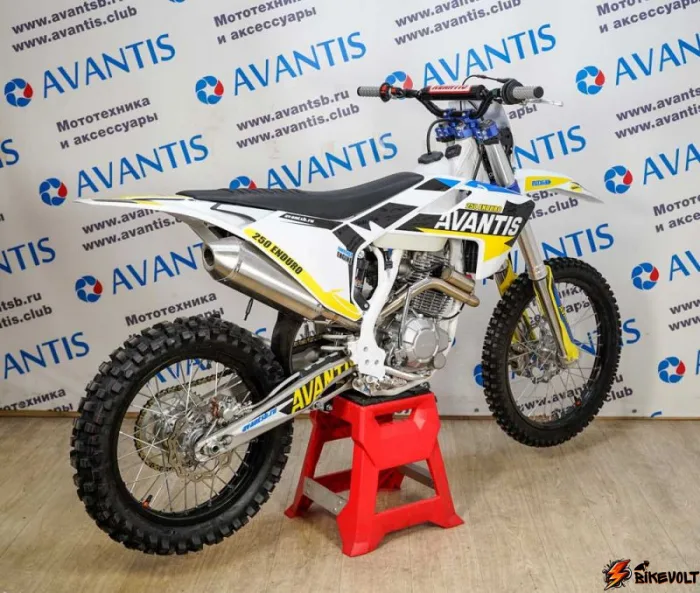 Мотоцикл Avantis Enduro 250 (ZS172FMM-3A) 2020 ПТС Бело-голубой — изображение 3