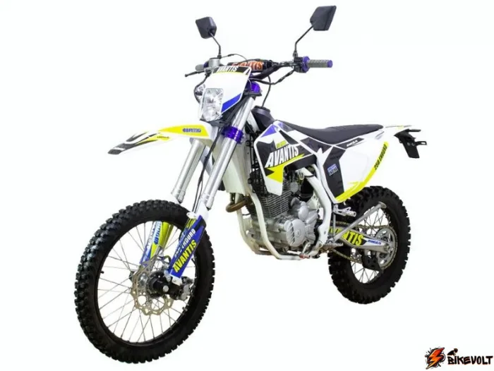 Мотоцикл Avantis Enduro 250 (ZS172FMM-3A) 2020 ПТС Бело-голубой — изображение 8
