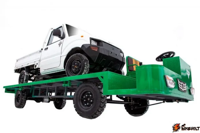 Платформенная тележка электрическая Rutrike БАЗА — изображение 2