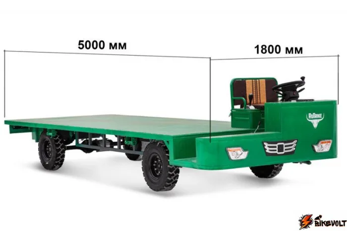 Платформенная тележка электрическая Rutrike БАЗА — изображение 4