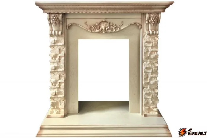 Портал для электрокамина Adriana Cлоновая кость — изображение 1