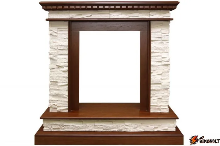 portal-dlya-elektrokamina-calgary-0 Портал для электрокамина Calgary Дуб / Сланец бежевый — изображение 1