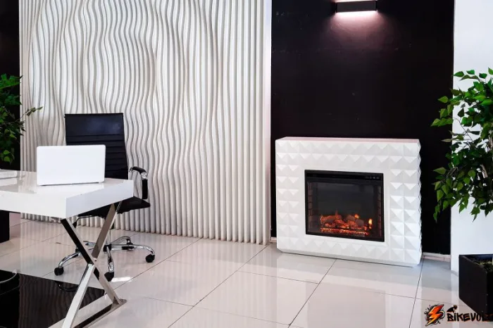 Портал для электрокамина Diamond Бьянко белый — изображение 3