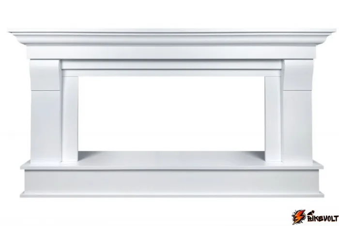 Портал для электрокамина Monaco 42 (Разборный) - Бьянко белый — изображение 1