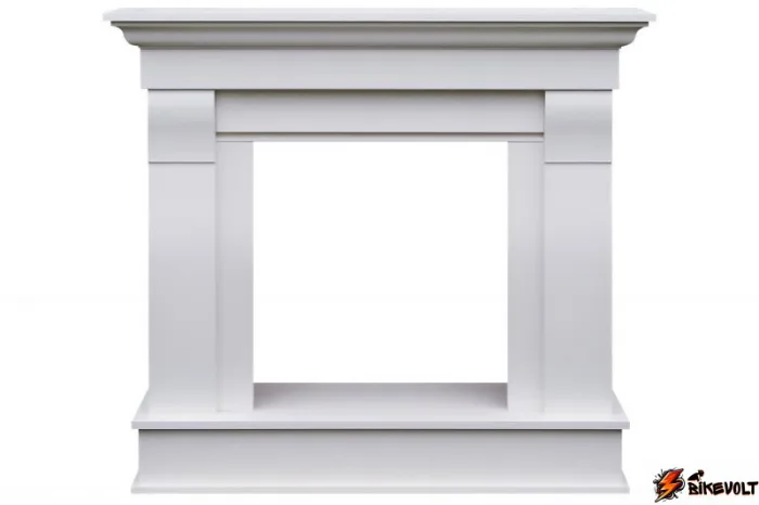 Портал для электрокамина Monaco (Разборный) - Бьянко белый — изображение 1