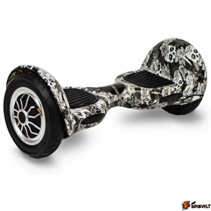 smart-balance-10-scull-cherepa-belyiy-0 Гироскутер Smart Balance 10 Scull Черепа Белый — изображение 1