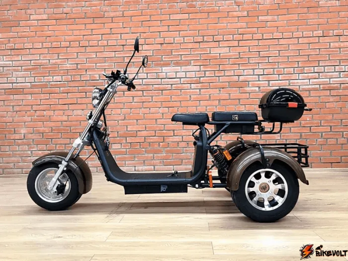 Трехколесный электроскутер ElectroTown Citycoco 2000W original — изображение 2