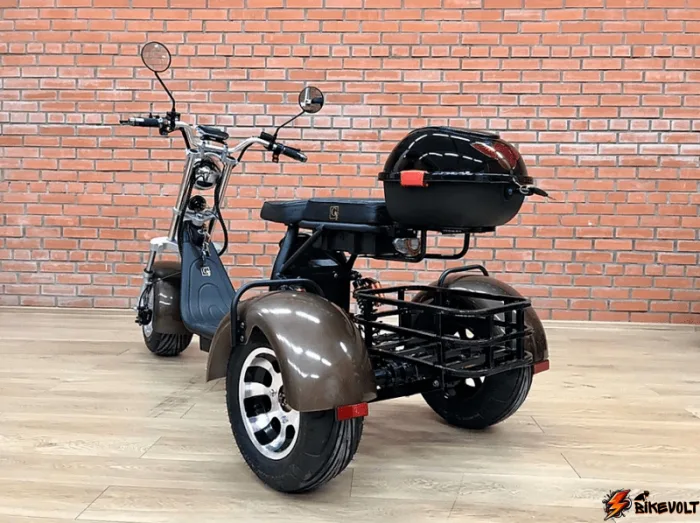 Трехколесный электроскутер ElectroTown Citycoco 2000W original — изображение 3