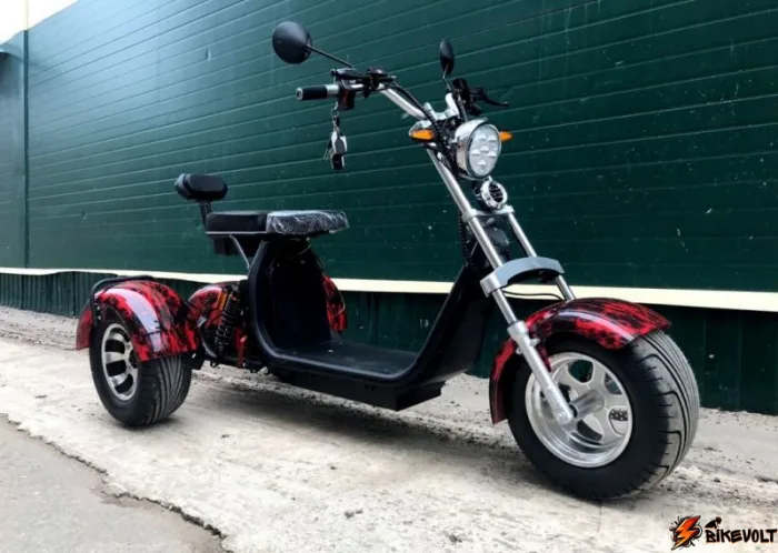 Трехколесный электроскутер Citycoco Harley X3 original — изображение 6