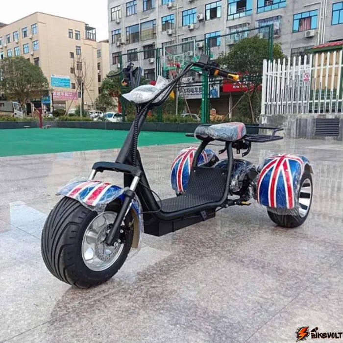 Трехколесный электроскутер Citycoco Harley X3 original — изображение 7