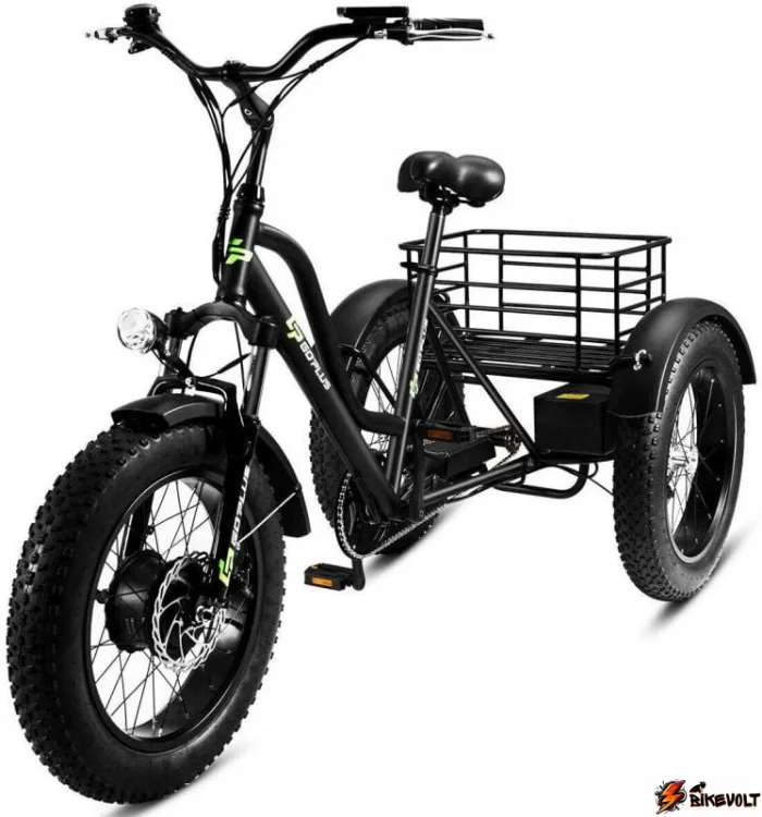 Электровелосипед трехколесный bikevolt Grizzly M5 700W 36V/15Ah — изображение 2