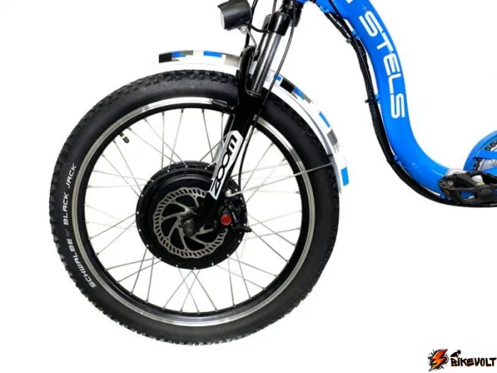 Электровелосипед трехколесный Horza Stels Trike 24 2000W 48V/30Ah полный привод — изображение 5