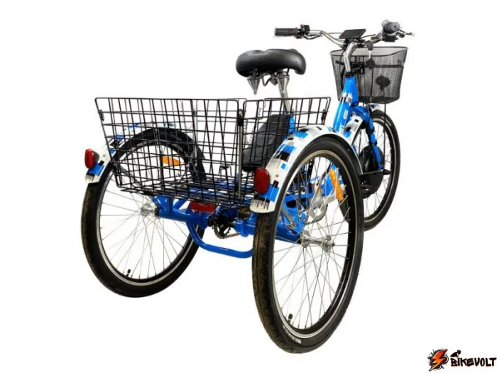 Электровелосипед трехколесный Horza Stels Trike 24-T1 1000W 48V/16Ah — изображение 6