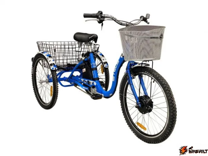 trehkolesnyj-elektrovelosiped-horza-stels-trike-24-t1-2 Электровелосипед трехколесный Horza Stels Trike 24-T2 350W 36V/9,6Ah — изображение 3