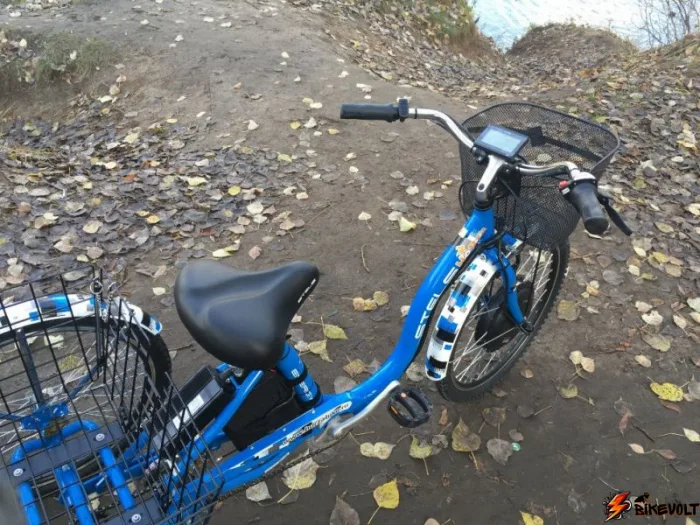 trehkolesnyj-elektrovelosiped-horza-stels-trike-24-t1-5 Электровелосипед трехколесный Horza Stels Trike 24-T2 350W 36V/9,6Ah — изображение 6