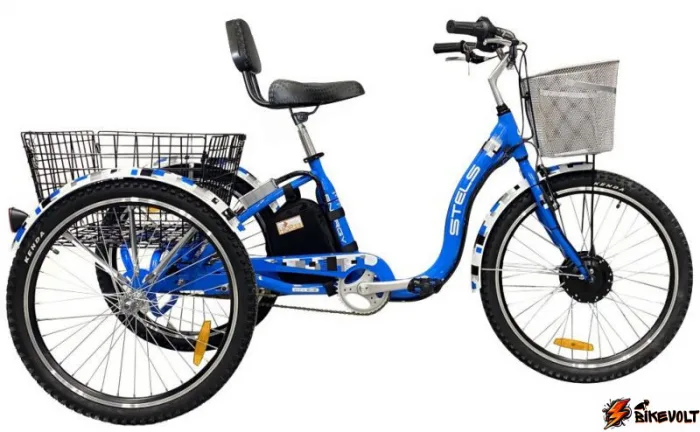 trehkolesnyj-elektrovelosiped-horza-stels-trike-26-t1-350w-36v9ah-0 Электровелосипед трехколесный Horza Stels Trike 24-T2 350W 36V/9,6Ah — изображение 1