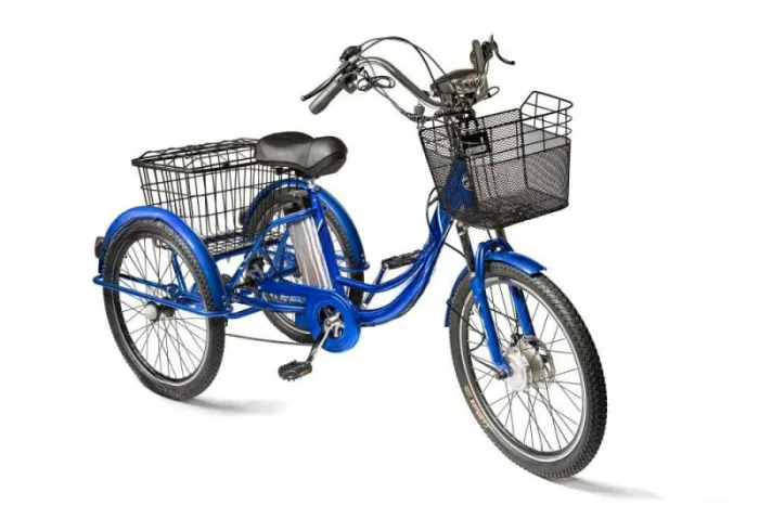 trehkolesnyj-skladnoj-velosiped-dun-trike-24-500w-36v-10ah-li-ion-0 Трехколесный электровелосипед взрослый Etoro Turino 350 — изображение 1