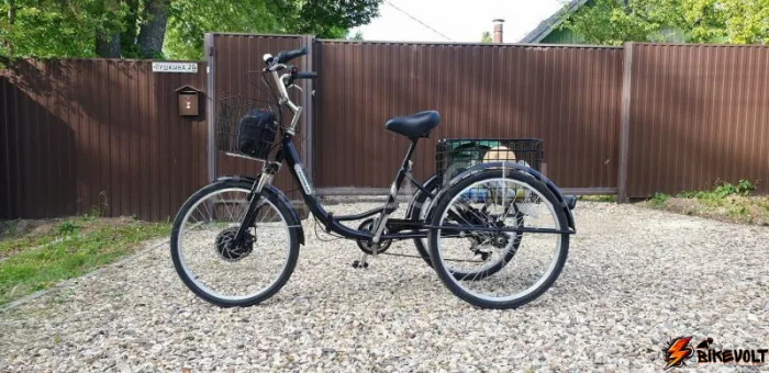 Электровелосипед трехколесный складной Etoro Tricyclo 24″ 500w 36v 10Ah Li-ion 500w 36v 10Ah Li-ion — изображение 3