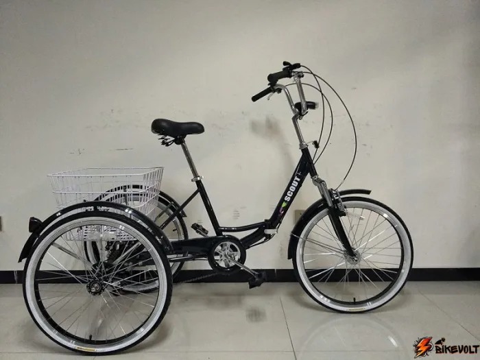 Электровелосипед трехколесный складной Etoro Tricyclo 900w 48v 11Ah Li-ion 900w 48v 11Ah Li-ion — изображение 1